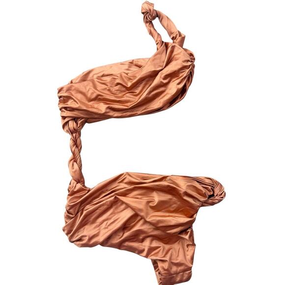 Isa Boulder One-Piece Swimsuit One Shoulder In Spice Size S NWT - Picture 6 of 11